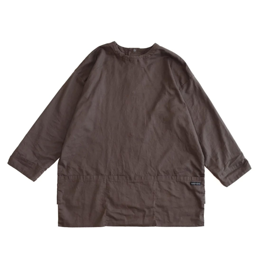 NAPRON APRON SHIRTS-BROWN-/ナプロン/トップス/オーバーサイズ | SIKAKU