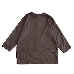 NAPRON APRON SHIRTS-BROWN-/ナプロン/トップス/オーバーサイズ