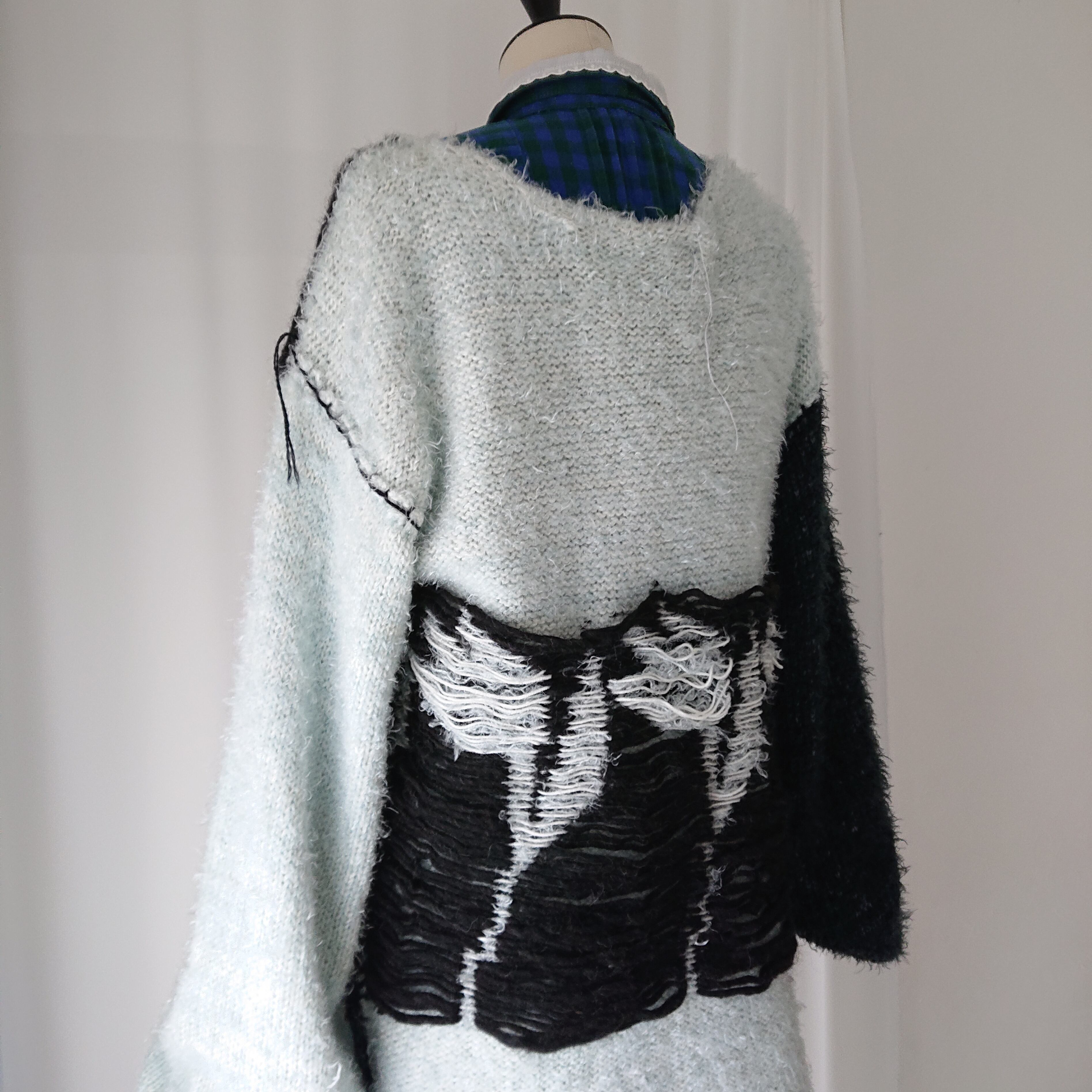 Yusho Kobayashi flower shadow knit | KIAM PARLOUR