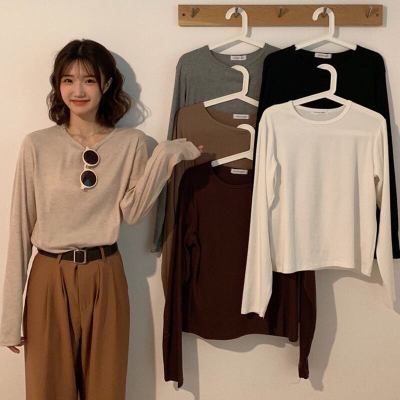 シャツ スプリングホワイトルーズ薄手Tシャツ トップス ロング 春物 試着室89205831627