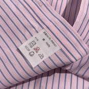 90s 00s Polo by Ralph Lauren ポロ ラルフローレン PHILIP ストライプ 長袖 ワイシャツ ドレスシャツ サイズ 41-84/ピンク×ブルー系 メンズ ビンテージ