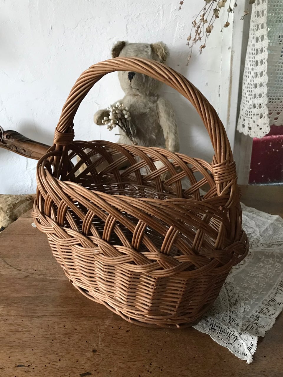 フランス アンティーク パニエ バスケット | Brocante de La Cocotte （フランスアンティーク・ドライフラワーのお店）