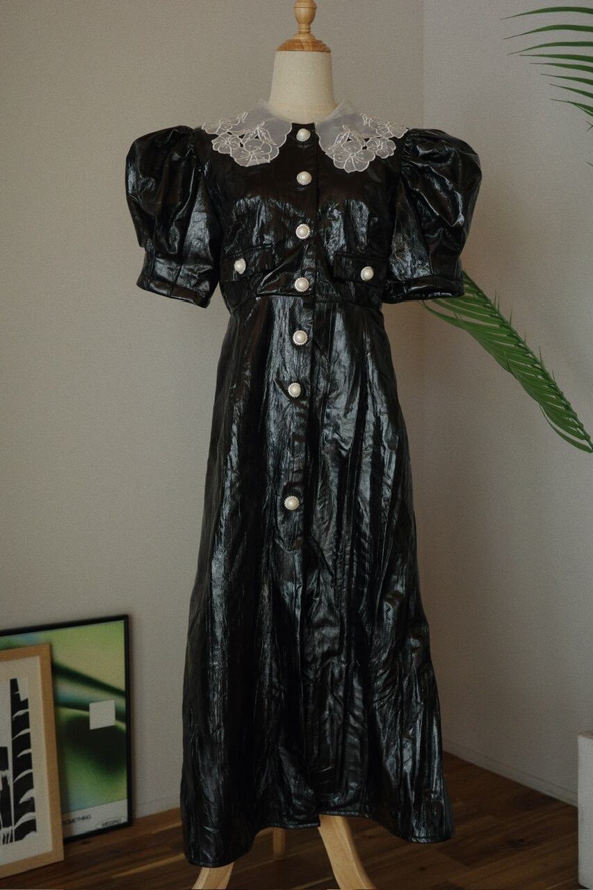 sister jane】Lunette PU Midi Dress | osrsofficial