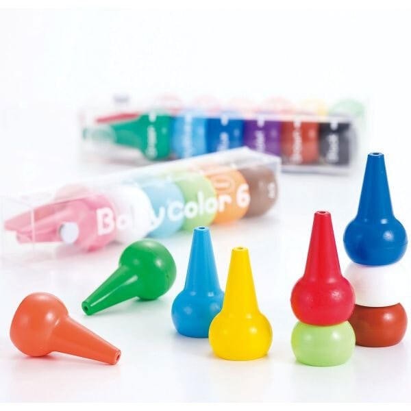 子供が初めて使うクレヨン Babycolor ベビーコロール 6color Ag Mon Petit