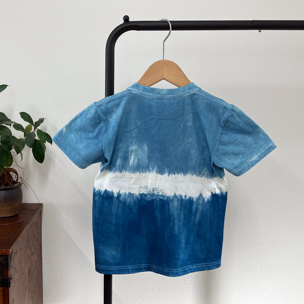 藍染め こどもTシャツ 120サイズ「新幹線」 | 染色工房稲木 ONLINE SHOP