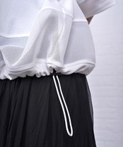 【直営限定ITEM】メッシュドッキングスピンドルTOPS (WHITE)　CQ-48010H