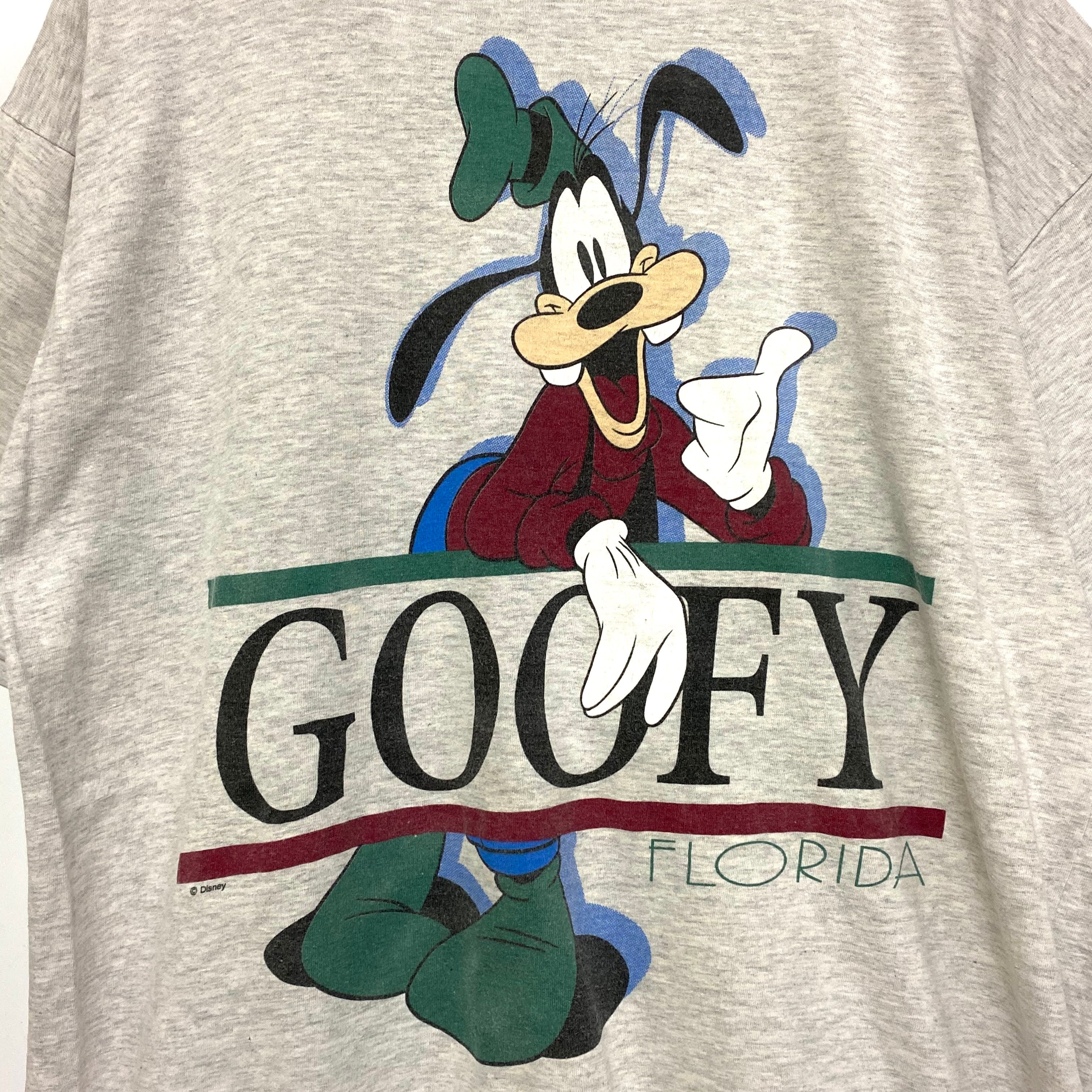 Disney ディズニー グーフィー GOOFY キャラクター Tシャツ 古着