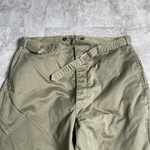 60s ドイツ軍 民間 M35 サンプリング フレンチワークグルカパンツ 詳細写真2