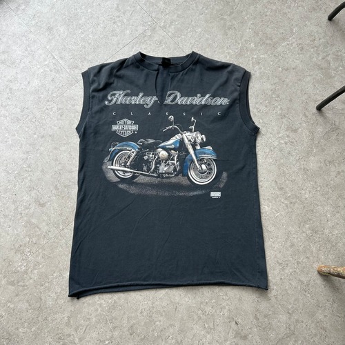 90s Harley Davidson no sleeve T-shirt【仙台店】
