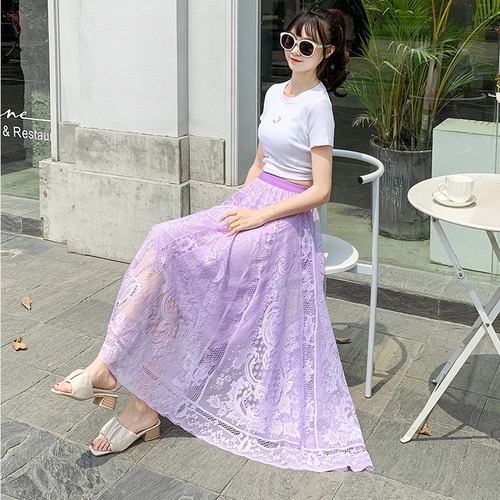 スカート フレアスカート ロングスカート ロング丈 無地 春 秋 セミフレア Aライン シフォン ウエストマーク かわいい 大人可愛い シンプル 大人 上品 おしゃれ お洒落 エキゾチック 大人女子 こなれ感 キュート ガーリー 主役級 存在感 とろみ感 白 ホワイト アプリコット ブラック スミレ 春カラー 10代 20代 30代 女性用 ママ オフィス OL 通勤 学生 通学 デート お出かけ 着回し 普段使い 双子 韓国 韓国系  ファッション モテ 体型カバー 脚長 トレンド インスタ映え