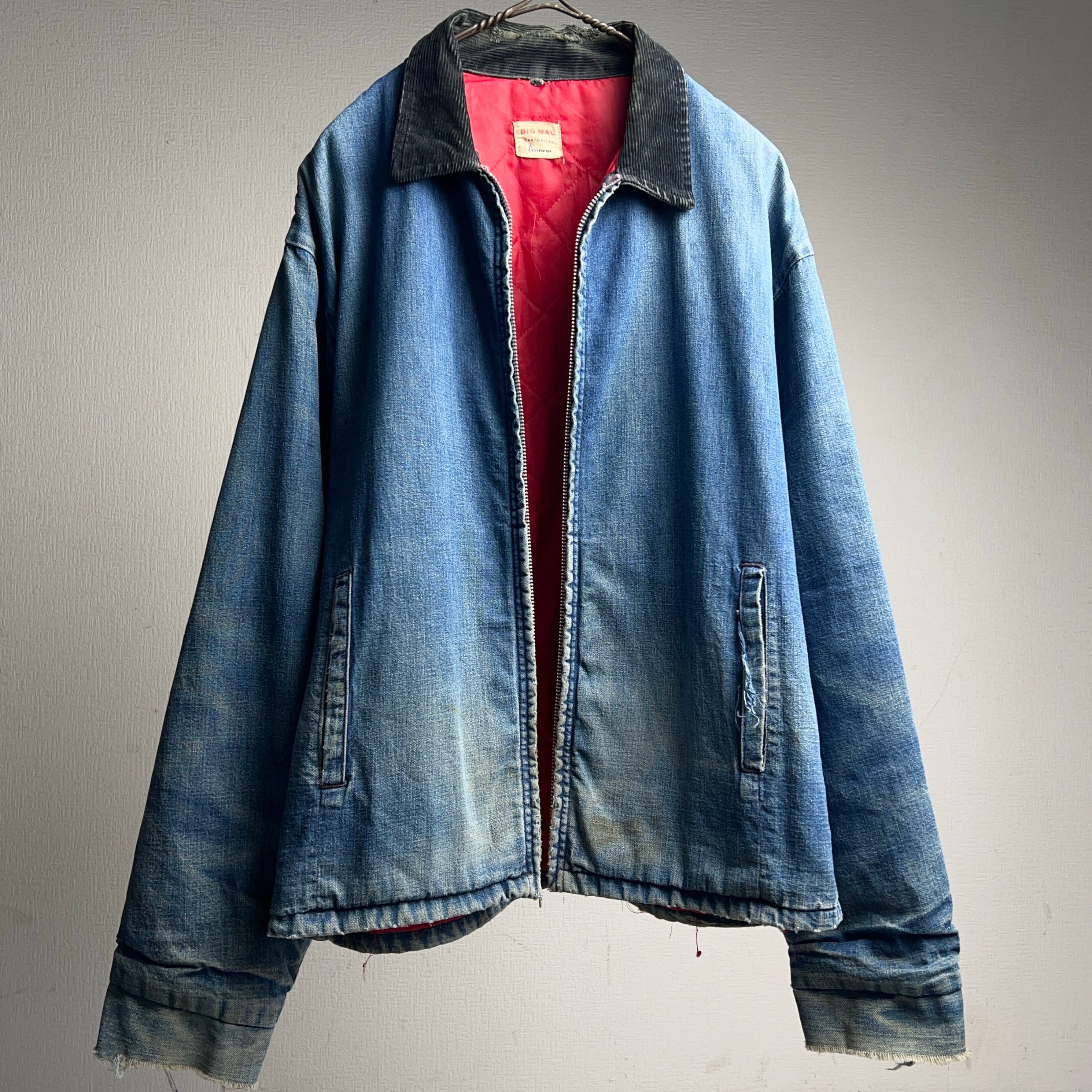 60's BIG MAC Lined Denim Jacket 60年代 ビッグマック キルティング 60's BIG MAC Lined Denim Jacket 60年代 ビッグマック キルティング