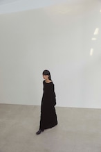 DU250725 Velours Back Open One Piece 【残り6点】