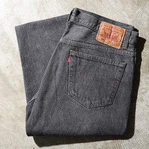 美品 34×32 Levi’s 501-0658 USA 92年 先染め 黒 ブラック デニム パンツ リーバイス