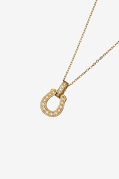 【Horse Dia Necklace】medium / GOLD