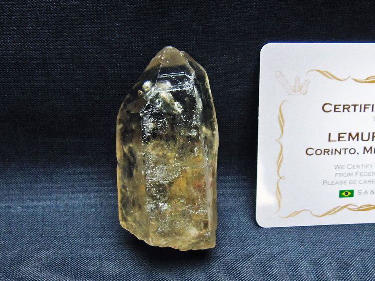 レムリアンシード スモーキークォーツ 原石 ブラジル ミナスジェライス州 コリント産 一点物 171-7377