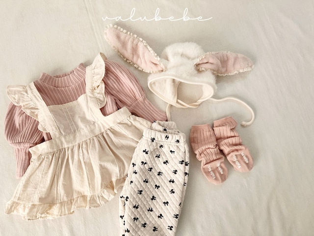 【即納】Rabbit winter bonnet <baby>