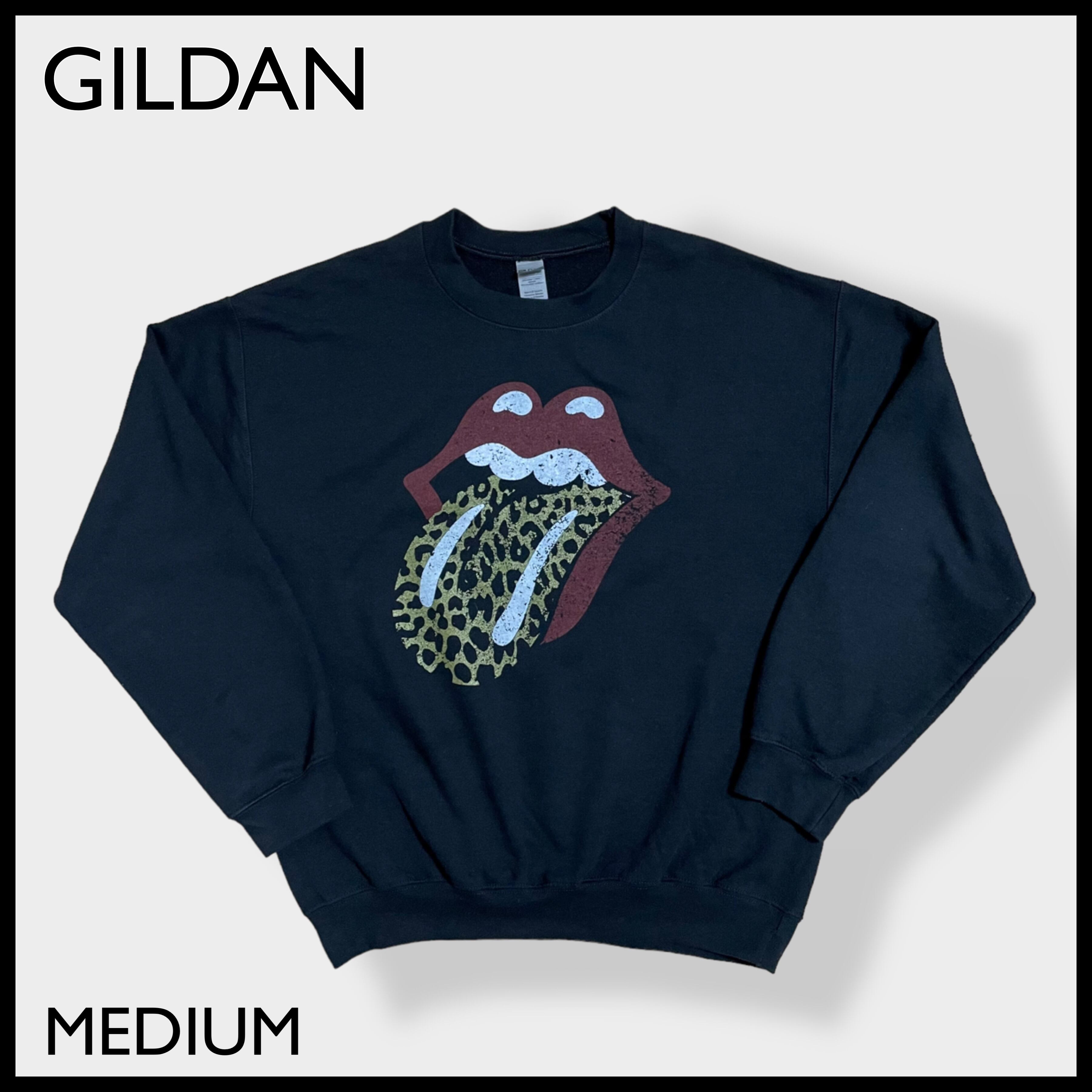 【GILDAN】ローリングストーンズ The Rolling Stones ヒョウ柄 ...