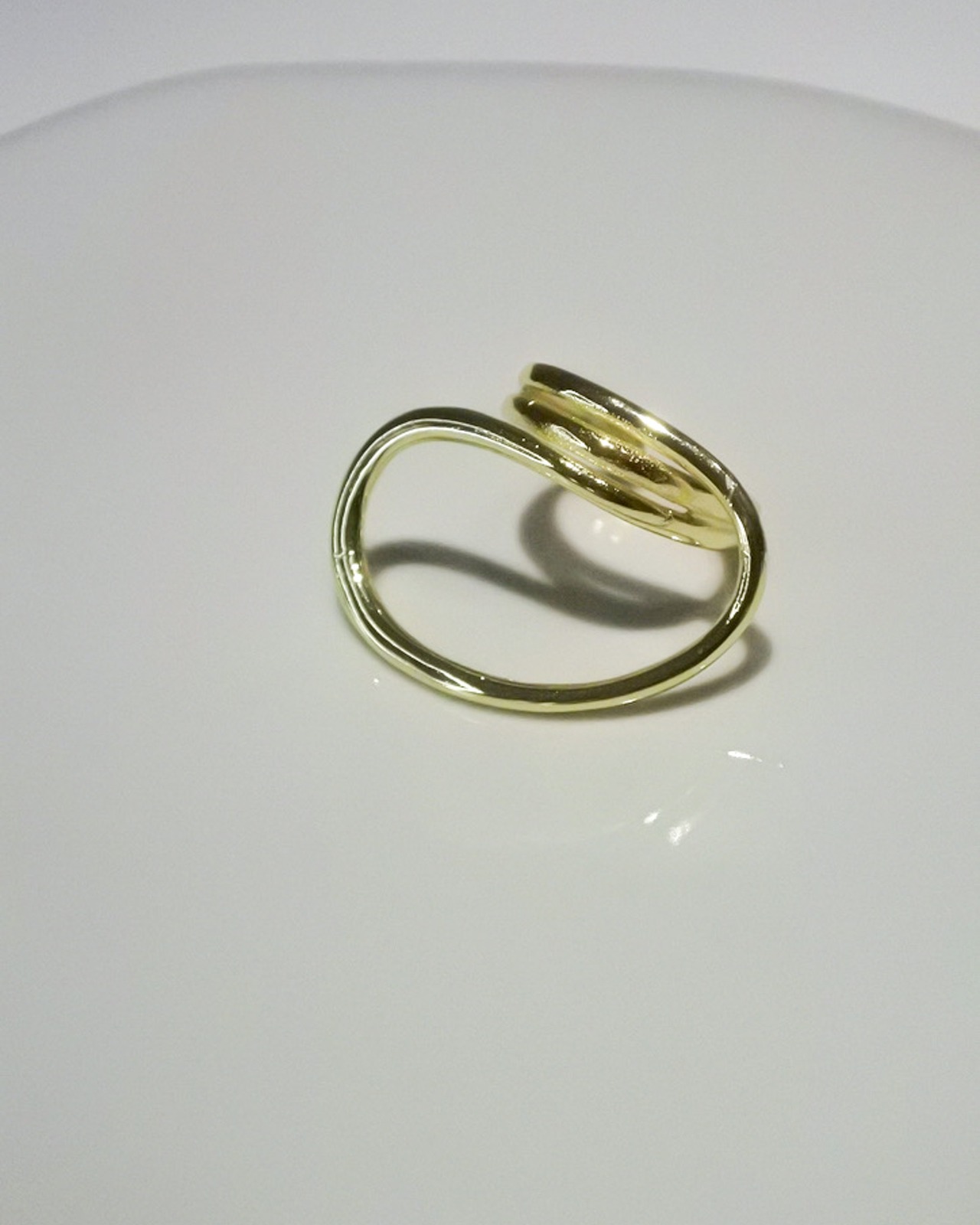 big spiral hoop ring