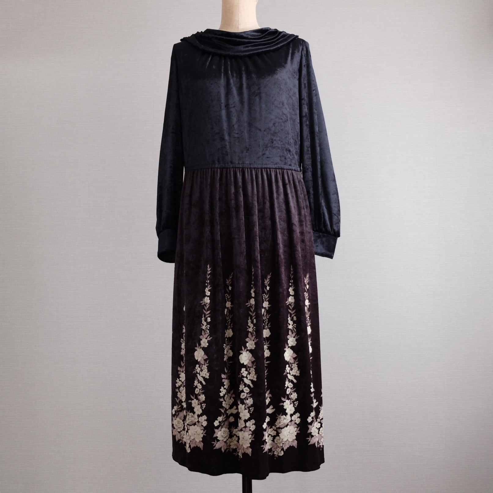 24AW】KIDILL DOCKING SHEER FLOWER DRESS(PINK FLOWER) KL878 | PAY ID