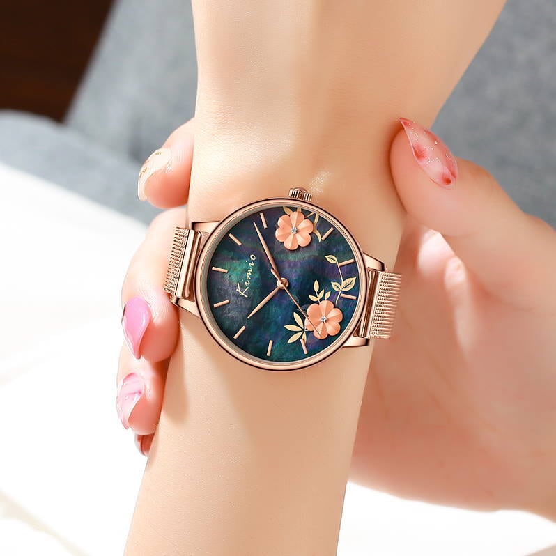 kimio AF-6381(Blue) 腕時計 レディース AromaFlat watch shop 腕時計 レディ―ス 工房