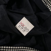 PINK HOUSE ピンクハウス ギンガムチェック タイト ロング スカート /ブラック×ホワイト系/レディース