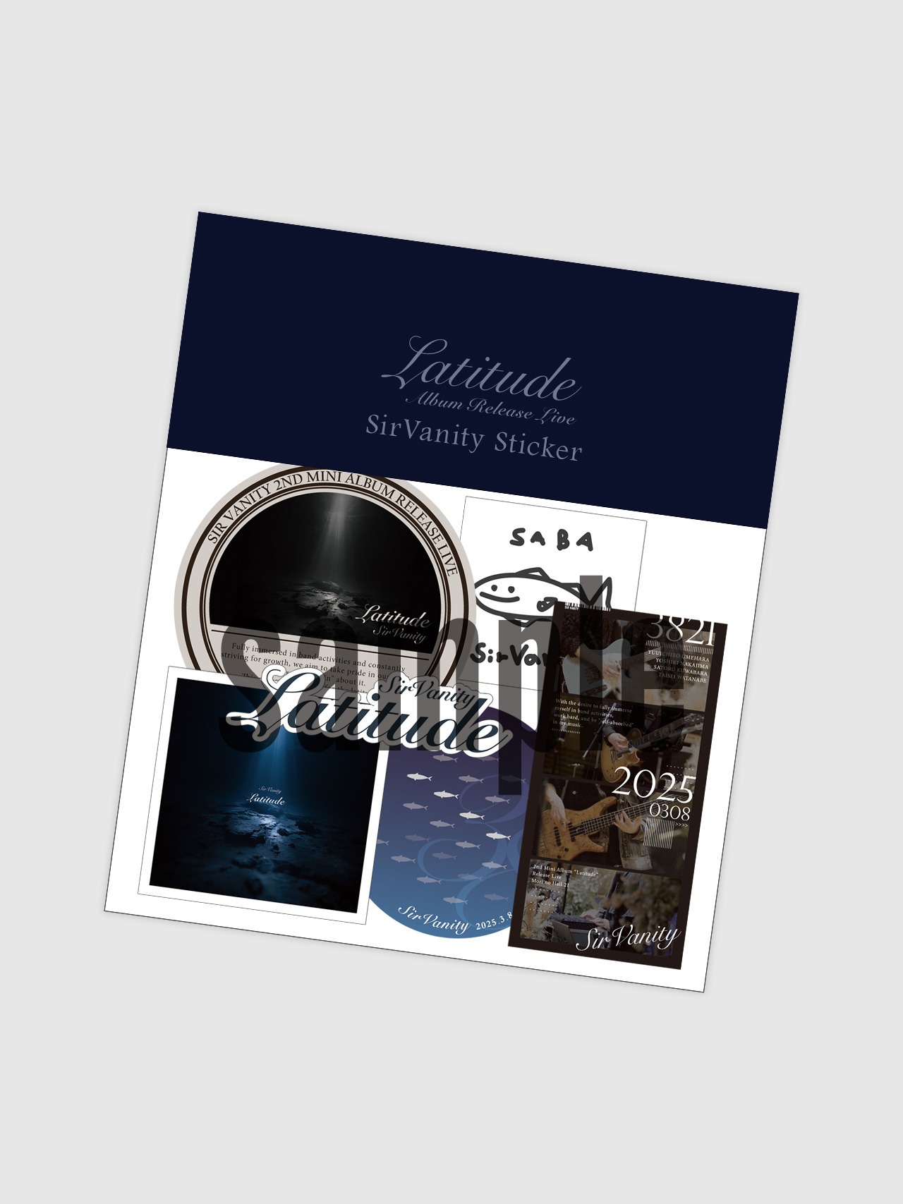 “Latitude”ステッカーセット