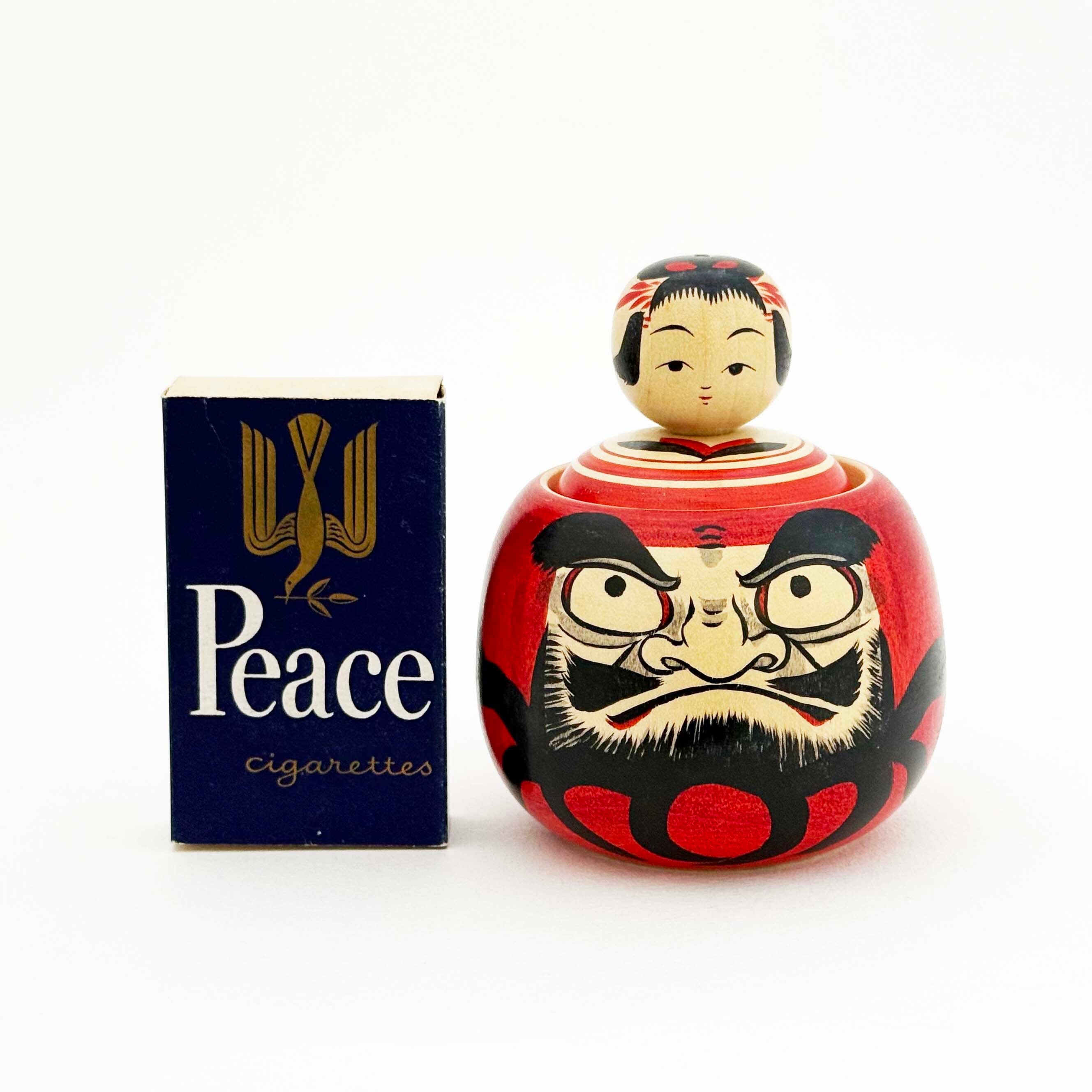 だるま えじこ小物入れ（鳴子系 / 吉田勝範工人）