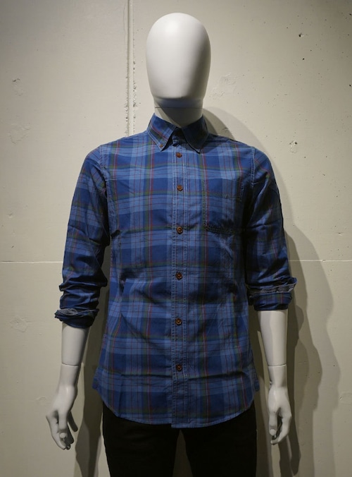 Deus ex Machina Albie Overdye Check インディゴ