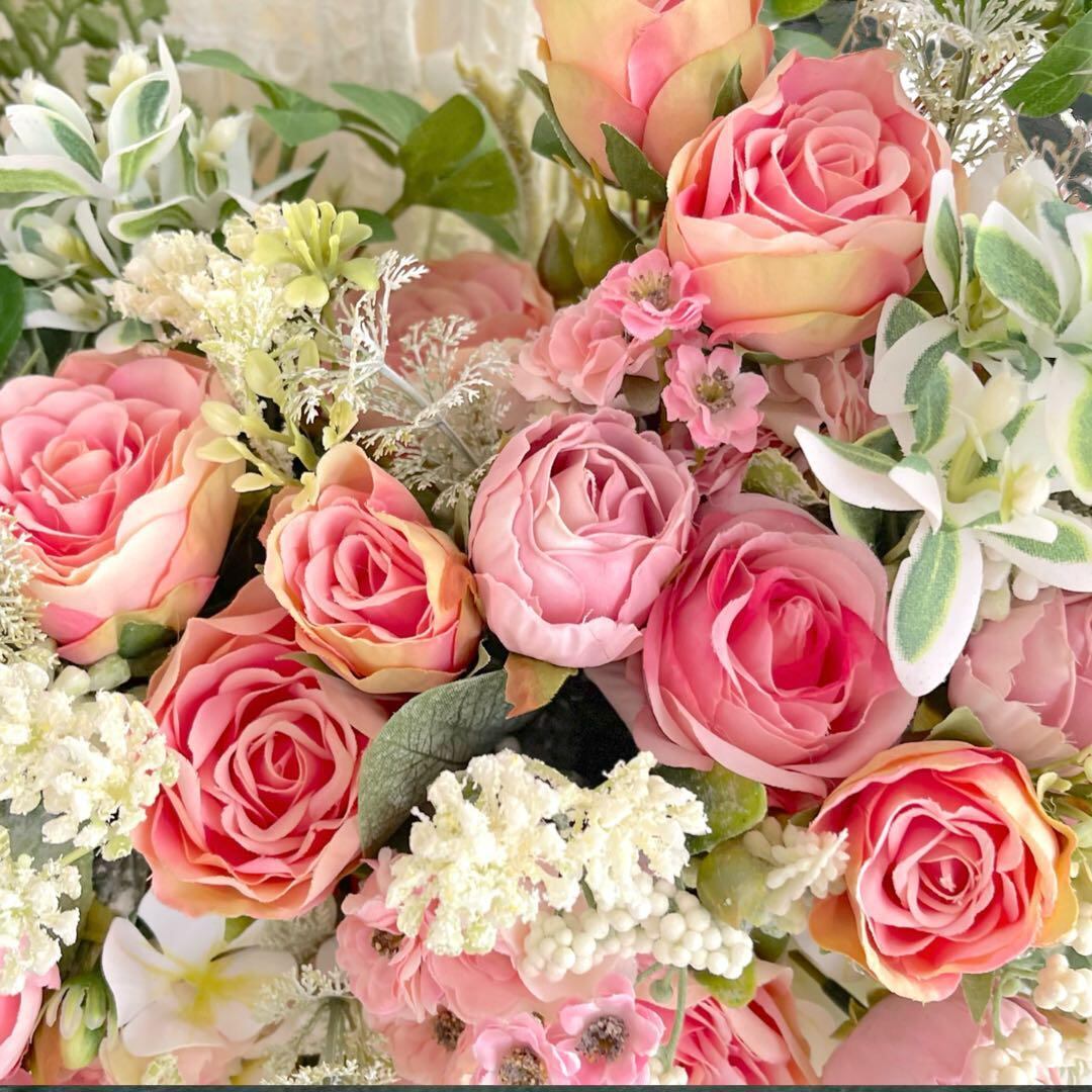 光触媒フラワーアレンジ母の日プレゼントギフト贈り物花造花誕生日