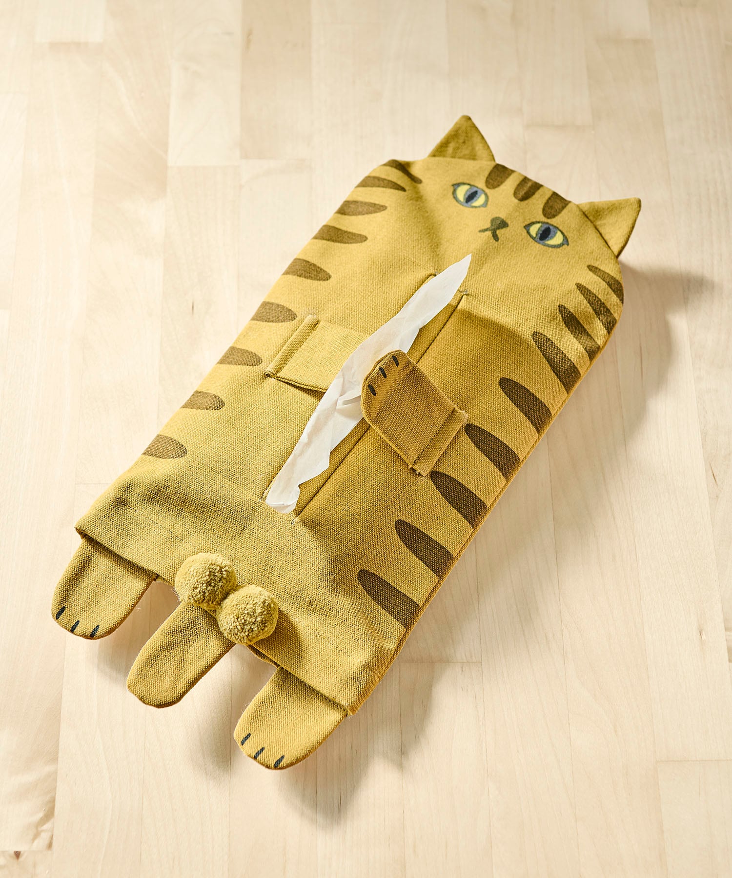 ティッシュカバー ニャンタマ チャトラ (4573619383803) | AND PACKABLE
