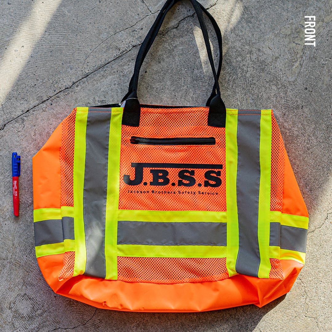 J.B.S.S／Hi-Vis REFLECTOR HARD HAT BAG | WHATNOT HARDWEAR STORE
