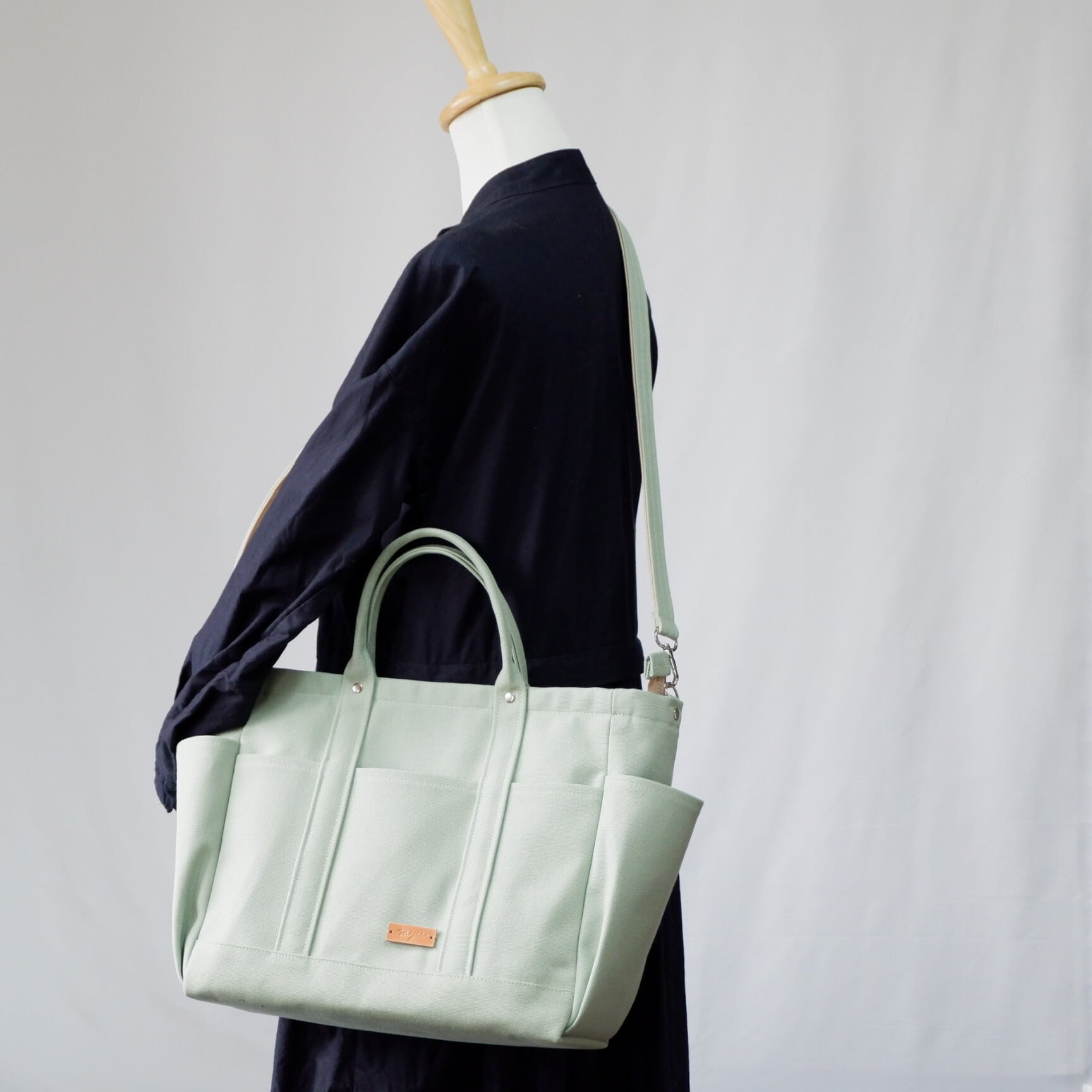 大容量ファスナートート【倉敷帆布】 大容量ファスナートート【倉敷