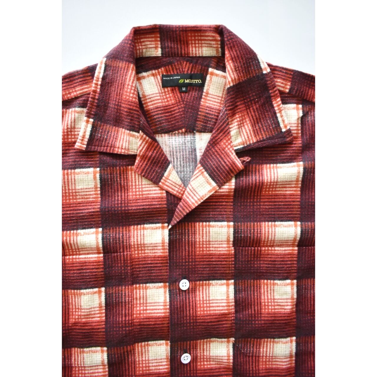 MOJITO / ABSHINTH SHIRT Bar.2.0 cotton flannel plaid - アブサン