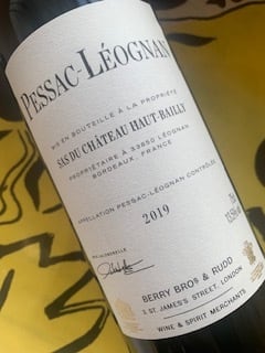 ベリーズ・オウン・セレクション ペサック・レオニャン　2019　シャトー・オー・バイィ　赤ワイン