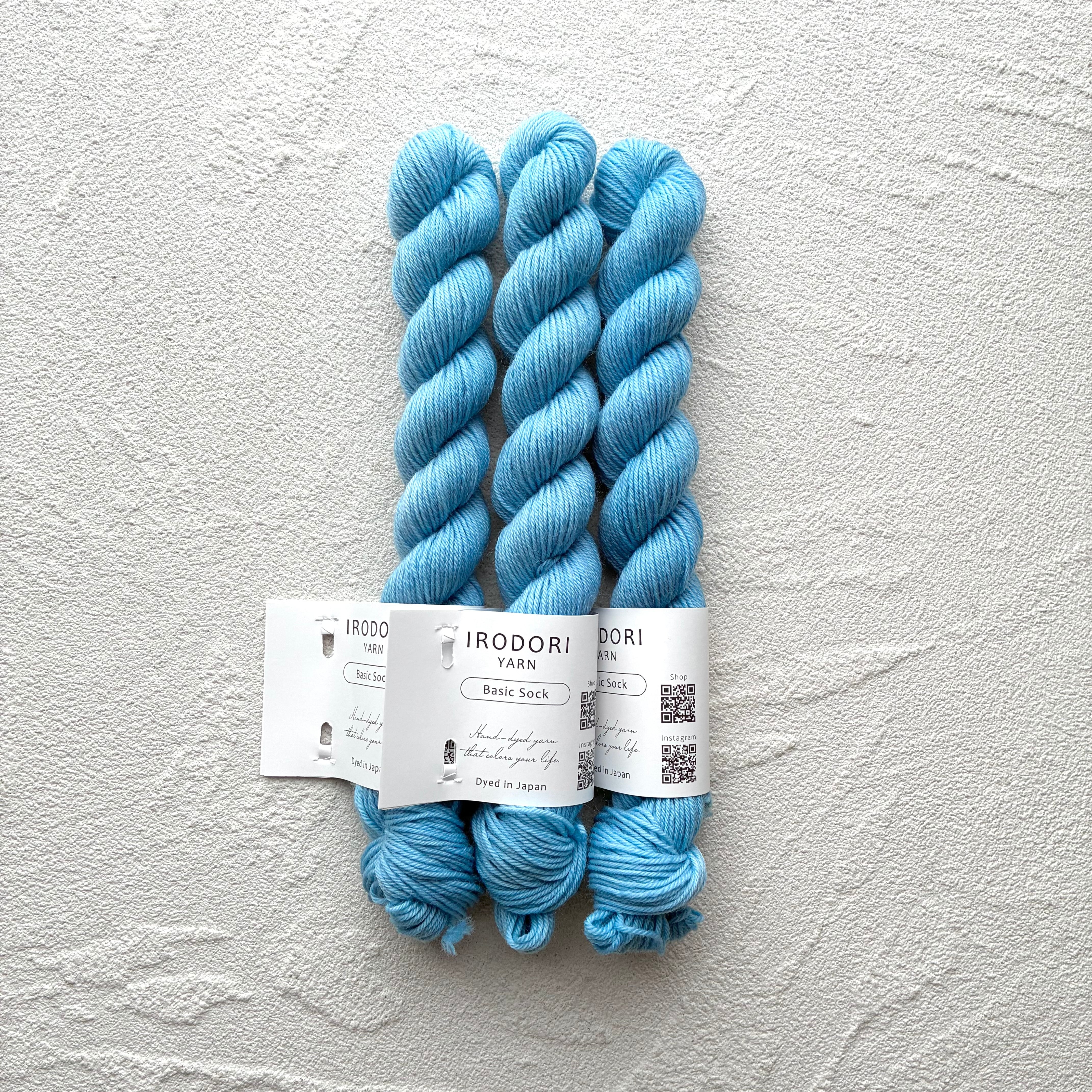 Basic Sock mini 【Neon Aqua】