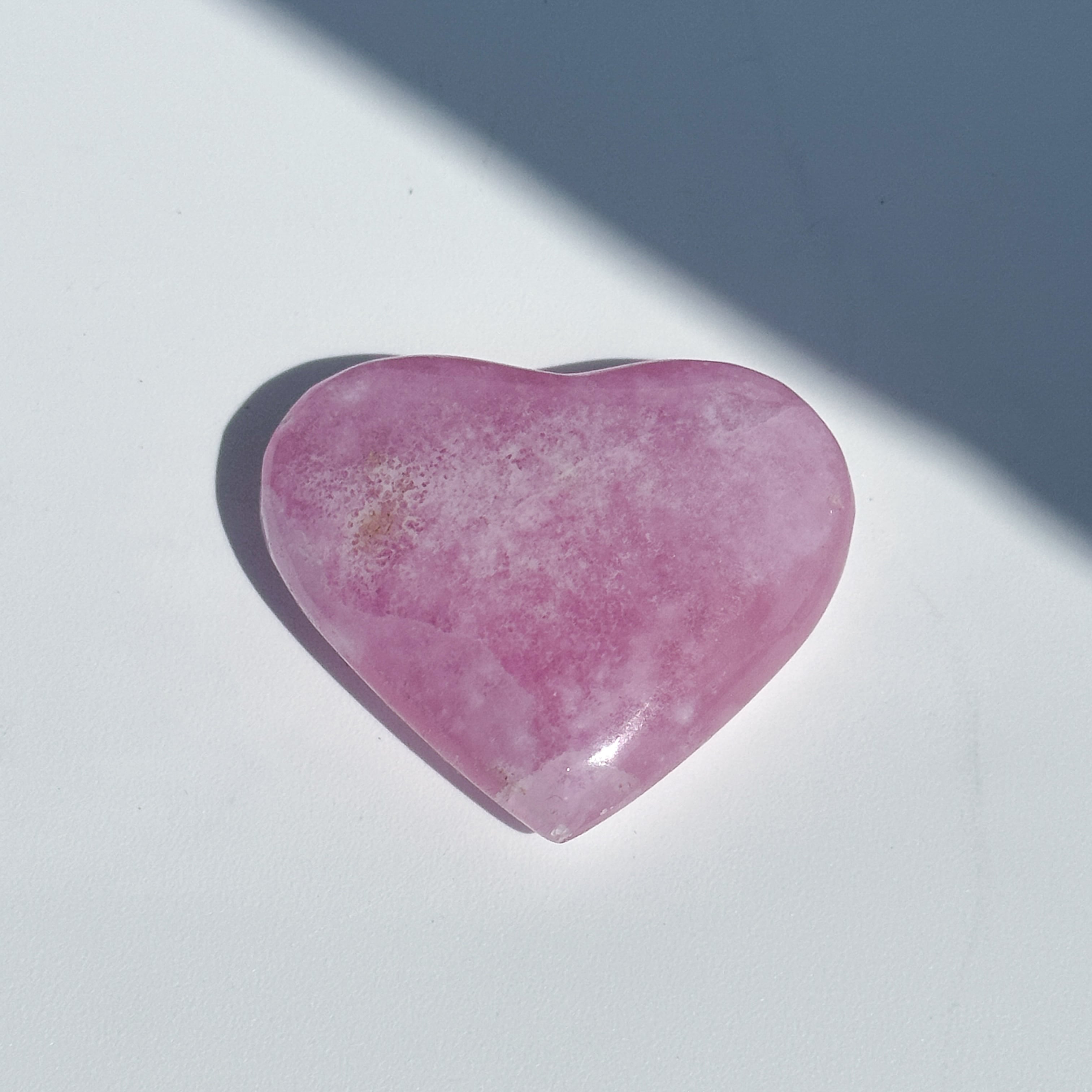 高品質　ピンクアラゴナイト　ハート　天然石 高品質】ピンクアラゴナイト ハート54◇Pink Aragonite◇天然石・鉱物