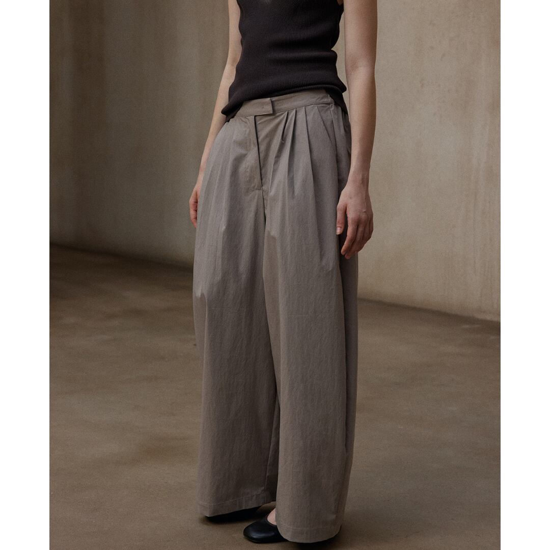 Effortless tucked pants k0879