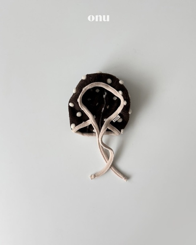 予約⌇onu/ Wool pompom bonnet