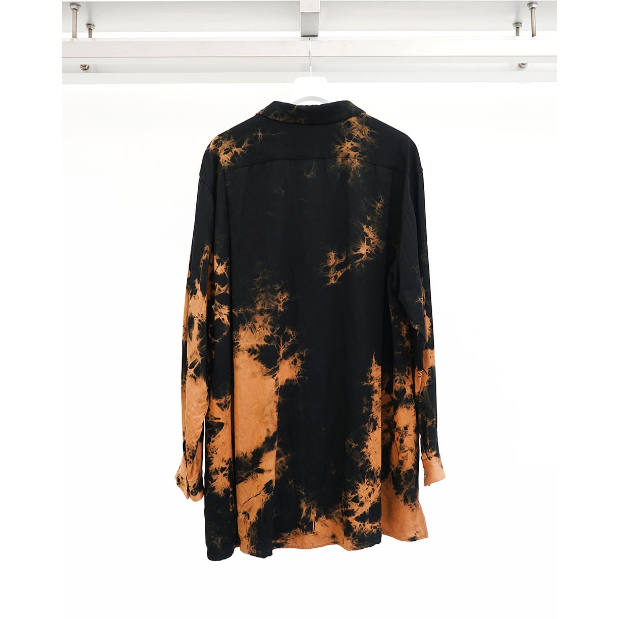kujaku] (クジャク) J-703 Bleached Oversized Jacket Shirt | Clique