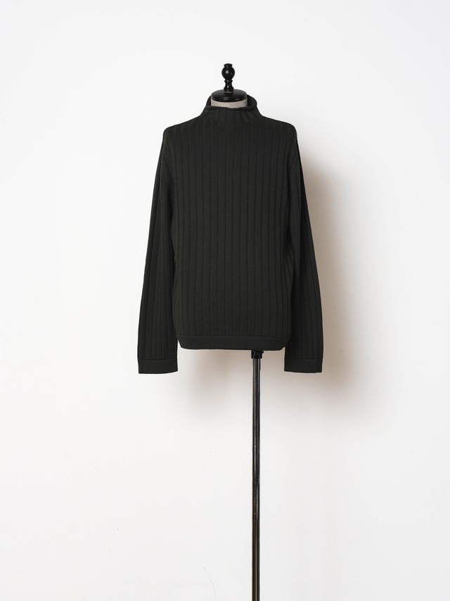 HERMES エルメス ハイネック リブニット