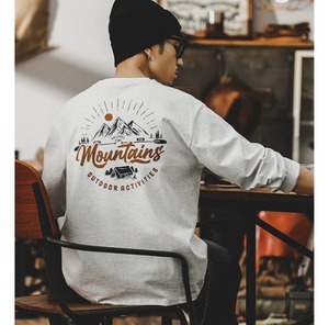 Back print design L/C Tee P451