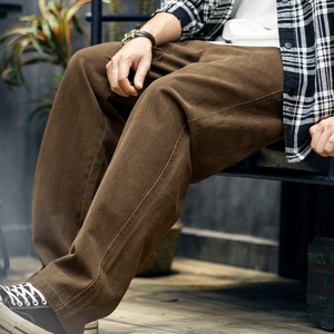 Stretchy waist casual pants(VE063)