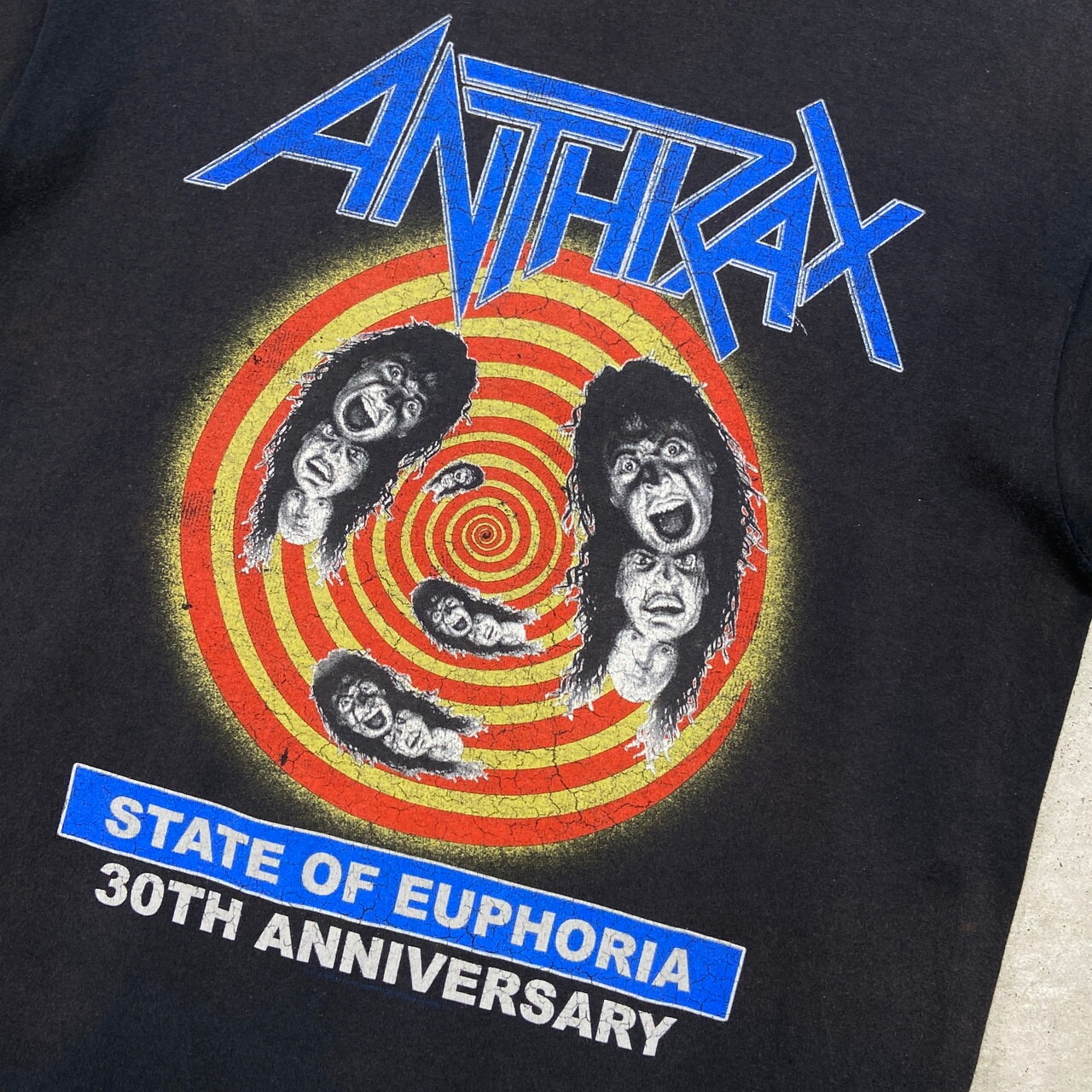 ANTHRAX アンスラックス バンドTシャツ バンT メタル メンズL 古着 
