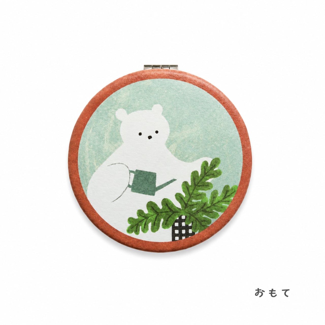 【cozyca products】福岡麻利子 コンパクトミラー|緑と暮らす