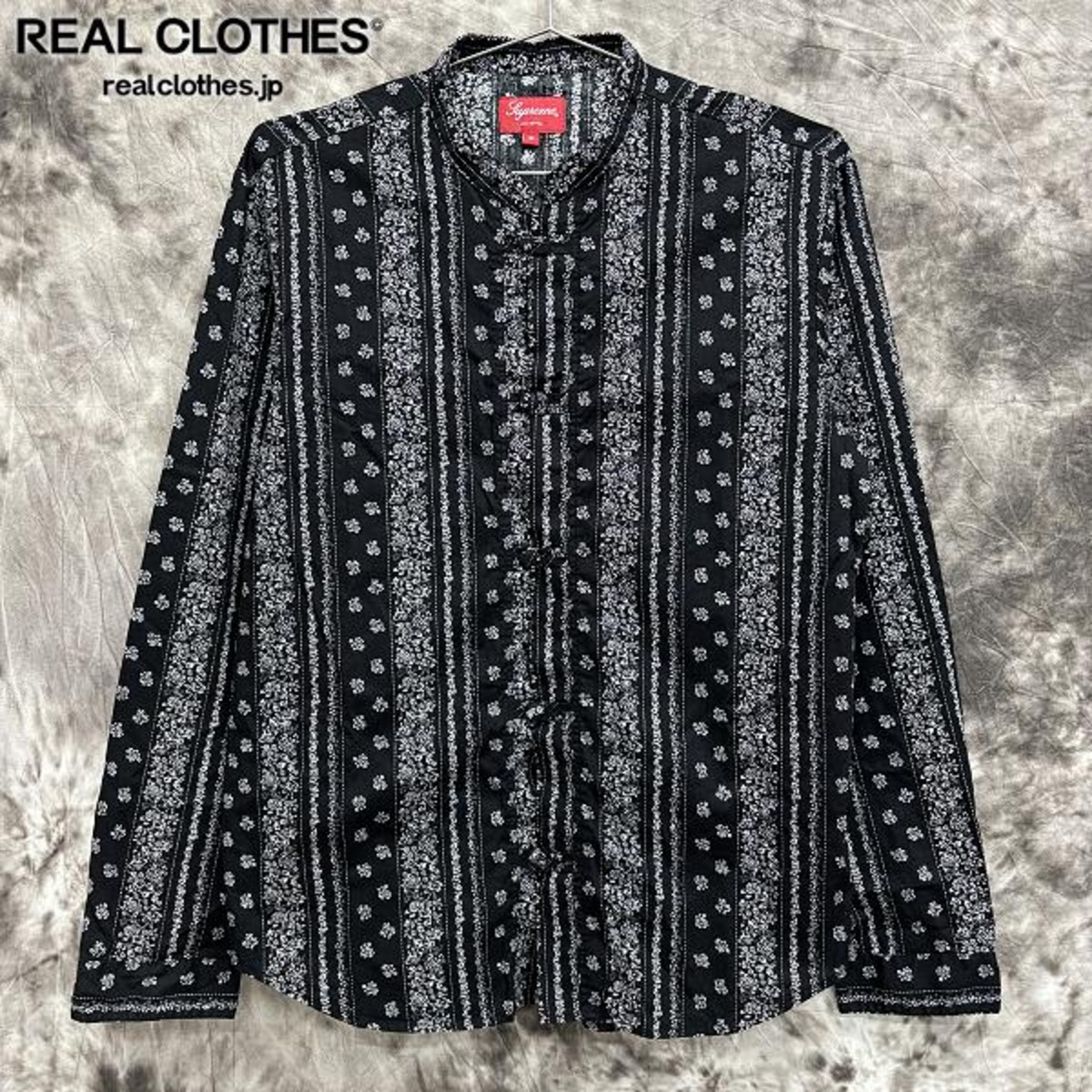 Supreme/シュプリーム【16SS】Toggle Band Coller Shirt /ペイズリー 