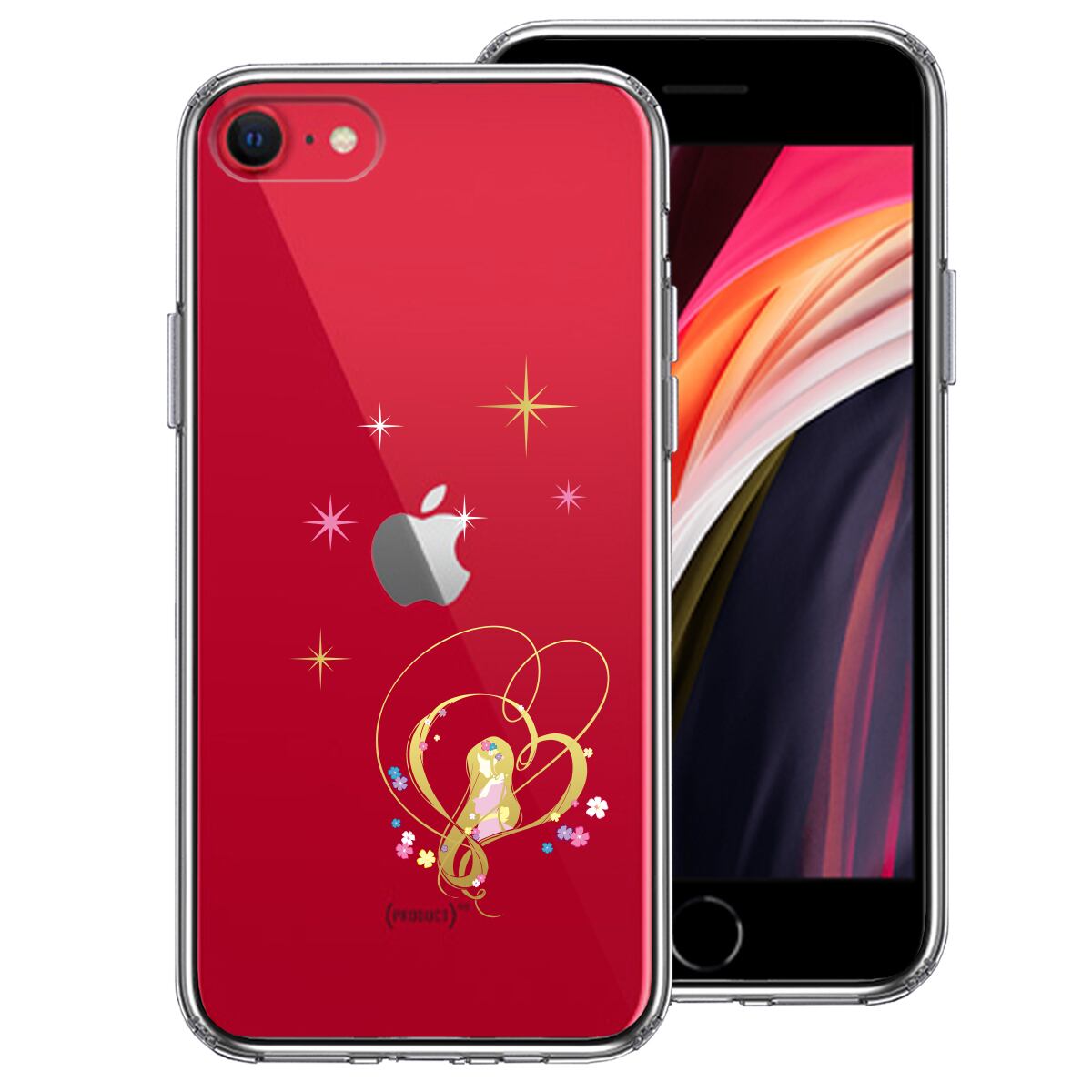即納】iPhoneSE(第2世代) スマホケース お洒落 ディズニー クリア