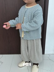 韓国子供服 / 26Autumn / 〖取寄〗pipi / もっちりカーディガン / ベビー服 / キッズ服 *XS~Ｍ*