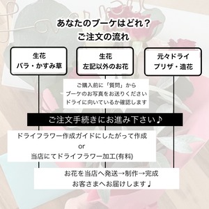 【お手持ちのブーケで作る】アフターブーケフレームアレンジ