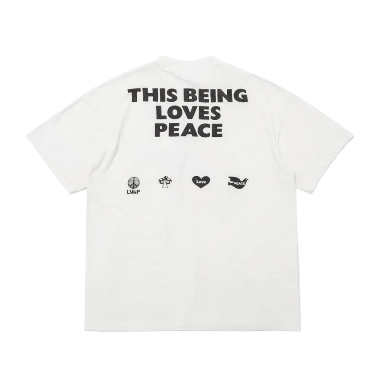 【READYMADE】RE-CO-WH-00-00-274/SS T-SHIRT PEACE/WHT - 2