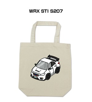 トートバッグ エコバッグ スバル WRX STI S207【受注生産】